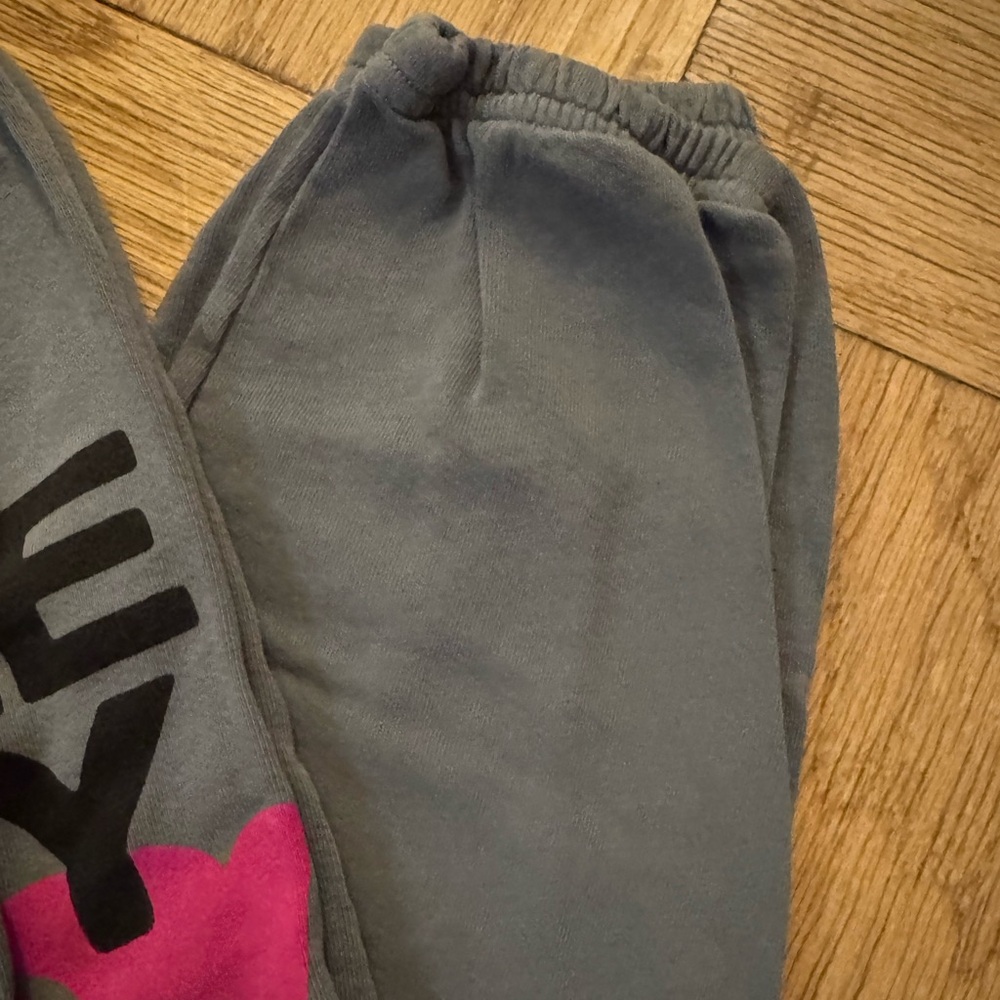 Freecity Charcoal Joggers with Pink Logo - Picture 5 of 6